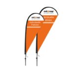 Beachflag Tropfenform